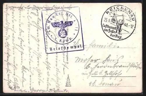 AK Reichenau an der Rax, Teilansicht mit Thalhof