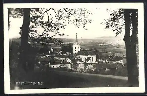 AK Perschling /N. Ö., Murstetten mit Kirche