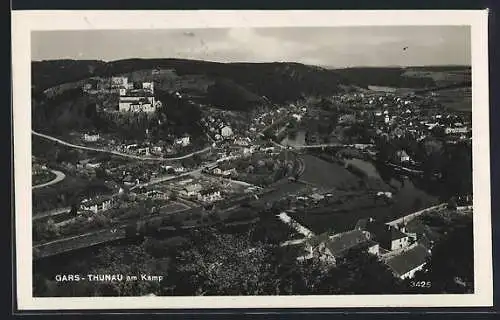 AK Gars-Thunau am Kamp, Panorama mit Burg