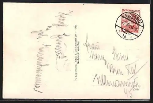 AK Prigglitz bei Gloggnitz, Teilansicht gegen Rote Wand