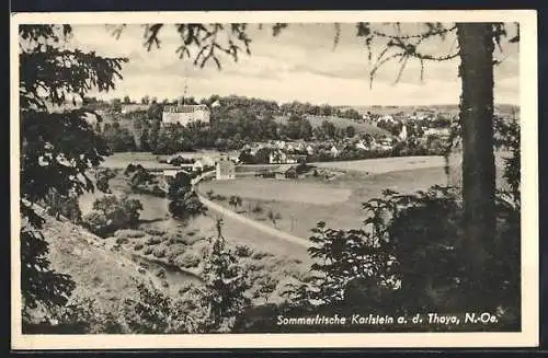 AK Karlstein an der Thaya, Fernansicht des Ortes