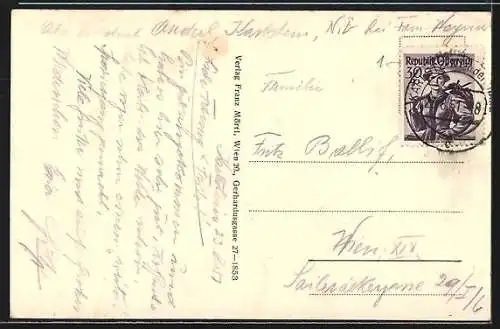 AK Karlstein an der Thaya, Fernansicht des Ortes