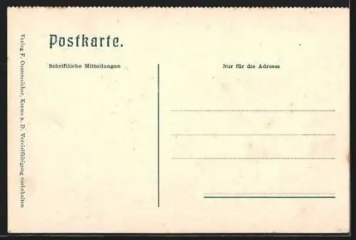 AK Göttweig, Stift mit Blick vom Berg