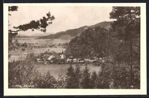 AK Griffen /Kärnten, Teilansicht mit Kirche
