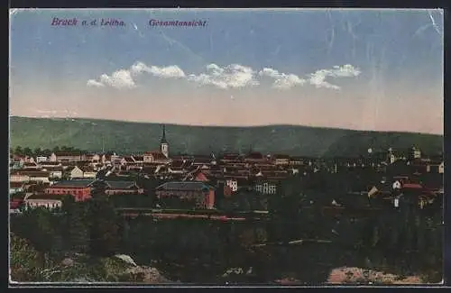 AK Bruck a. d. Leitha, Die Dächer der Stadt