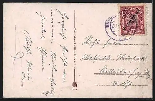 AK Bruck a. d. Leitha, Die Dächer der Stadt