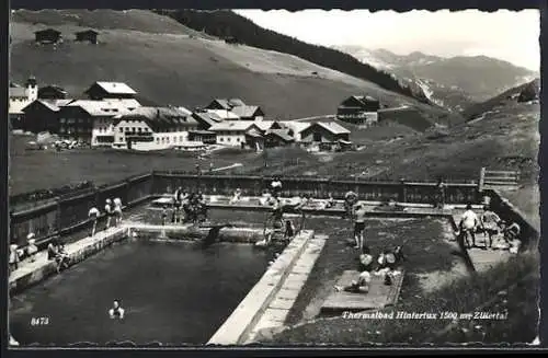 AK Hintertux im Zillertal, Thermalbad mit Badegästen