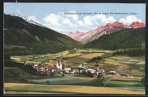 AK Steinach a. Brenner, Blick gegen das Gschnitztal