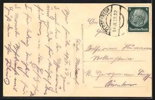 AK Persenbeug /N. Ö., Das Schloss und Ybbs