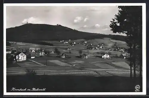 AK Krombach, Ortsansicht mit dem Hochwald