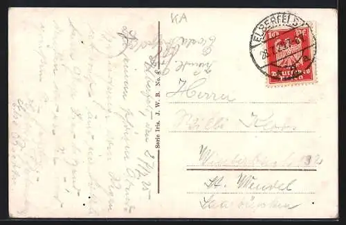 AK Elberfeld, Brausenwerth mit Schwebe-Bahnhof