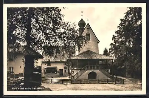 AK Birkenstein, Wallfahrtskapelle mit Umgebung