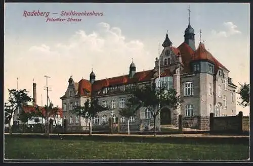 AK Radeberg, Stadtkrankenhaus Pulsnitzer Strasse