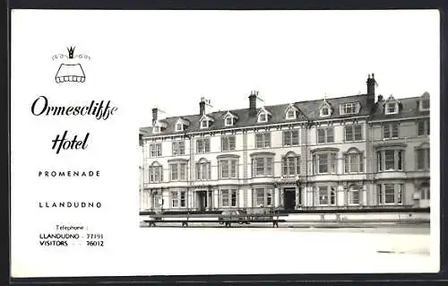 AK Llandudno, Ormescliffe Hotel
