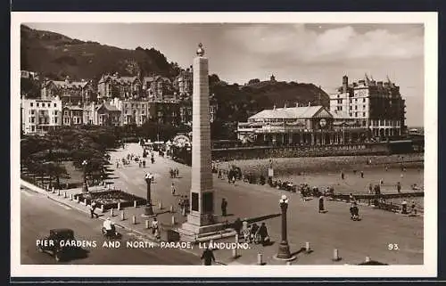 AK Llandudno, Pier Gardens and North Parade