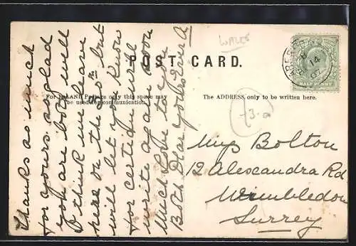 AK Aberporth /Cardiganshire, Bird`s Eye View