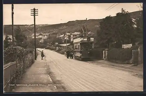 AK Cheltenham, Cleeve Hill Tram Terminus, Strassenbahn