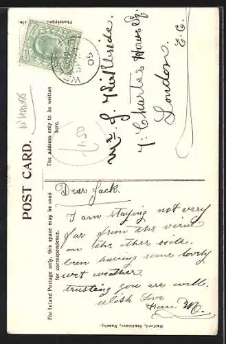 AK Naseby, The Obelisk with Inscription