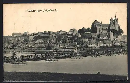 AK Breisach, Teilansicht mit Schiffbrücke