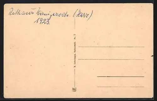 AK Wernigerode, Partie am Rathaus