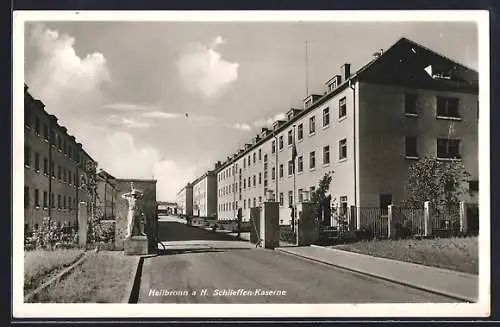 AK Heilbronn a. N., Eingang der Schlieffen-Kaserne