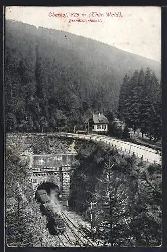 AK Oberhof /Thür. Wald, Blick auf den Brandleitentunnel