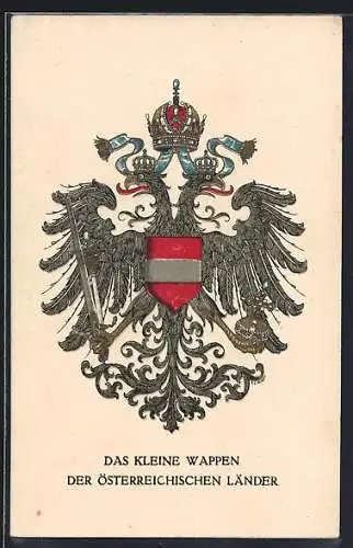AK Österreich, das Wappentier, Rotes Kreuz