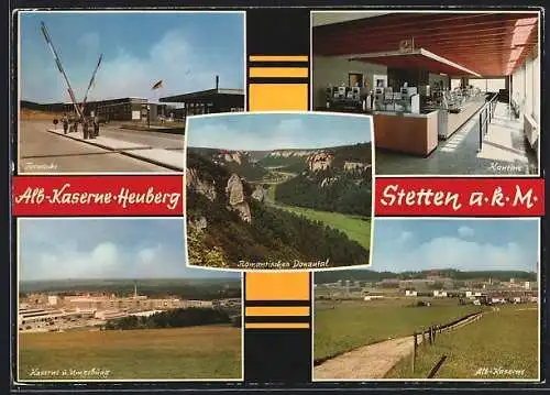 AK Stetten a. k. M., Ansicht der Alb-Kaserne-Heuberg