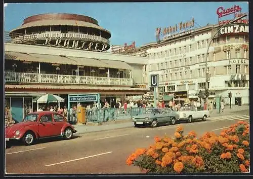AK Berlin, Kurfürstendamm mit Ecke Joachimstaler Strasse