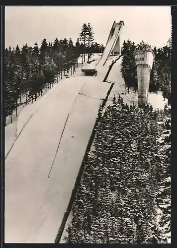 AK Oberhof, Grosssprunganlage Schanze am Rennsteig