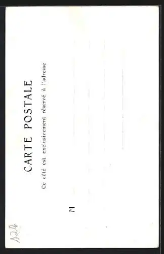 AK Vals Recieuse, Frau im Kleid, Jugendstil