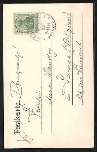 AK Reutlingen, Kaiser Maximilianbrunnen, Marktplatz