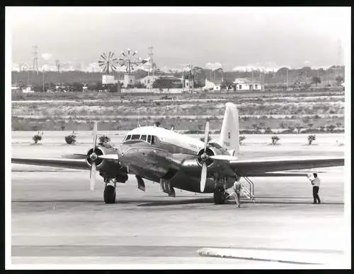 Fotografie Flughafen Palma / Mallorca, Flugzeug Vickers Viking Kennung F-BJES