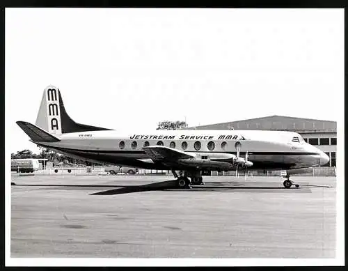 Fotografie Flugzeug Vickers Viscount Oakover der Jetstream Service MMA, Kennung VH-RMO