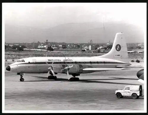 Fotografie Flughafen Palma / Mallorca, Flugzeug Bristol 175 der Britannia Airways G-ANBF