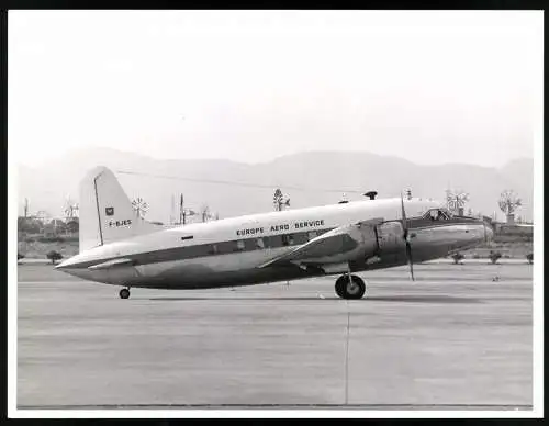 Fotografie Flughafen Palma / Mallorca, Flugzeug Vickers Viking Europe Aero Service F-BJES