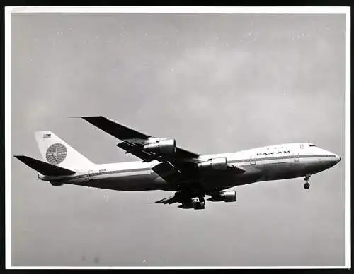 Fotografie Flugzeug Boeing 747 Jumbo Jet der Pan Am, Kennung N655PA