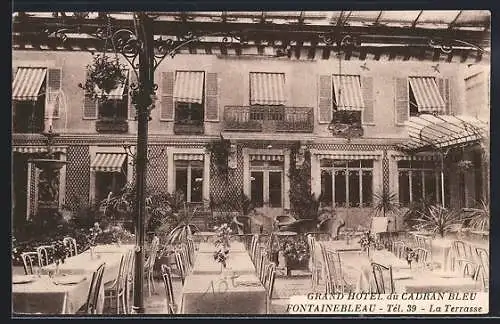 AK Fontainebleau, Grand Hôtel du Cadran Bleu, La Terrasse