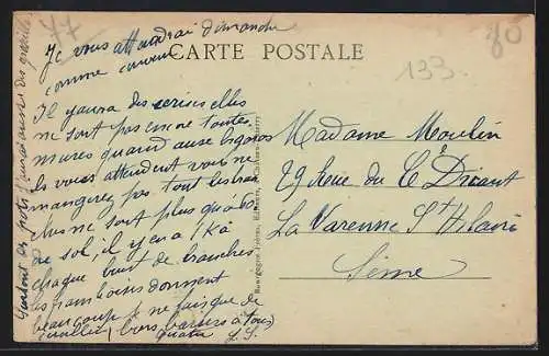 AK Trilport /S.-et-M., Vue prise du pont du chemin de fer