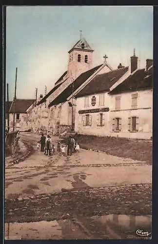 AK Vinantes /S.-et-M., Rue de l`Eglise