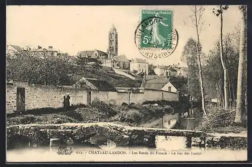 AK Château-Landon, Les Bords du Fusain, Le bas des Larris