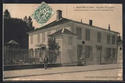 AK Montier-en-Der, Napoléon Ier a passé dans cette maison, la nuit du 23 Janvier 1814