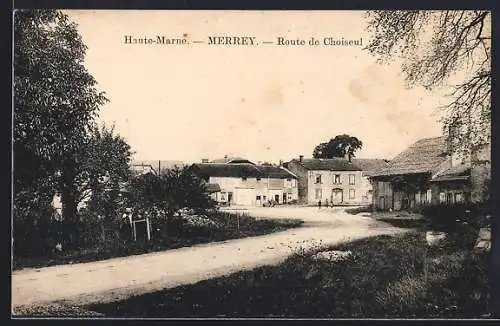 AK Merrey /Haute-Marne, Route de Choiseul