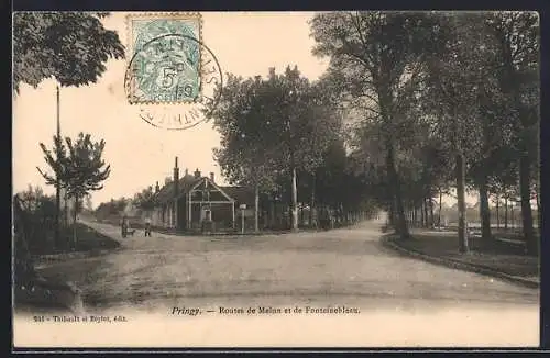 AK Pringy, Routes de Melun et de Fontainebleau