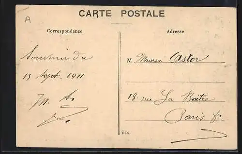 AK Nemours, Table d`Orientation du T.C.F. et point de vue sur Chaintreauxville