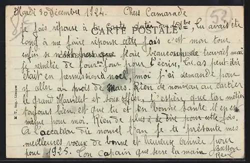 AK Montigny-le-Roi, Colonie scolaire du XIe arrondissement de Paris