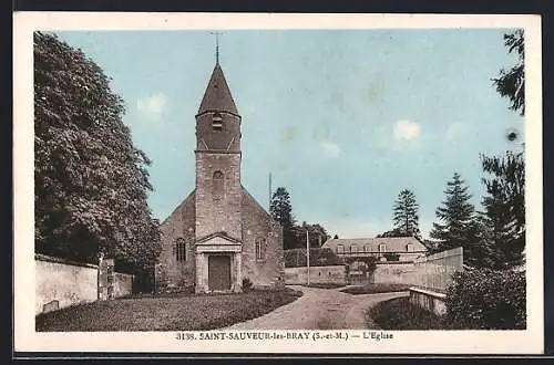AK Saint-Sauveur-lès-Bray /S.-et-M., L`Église