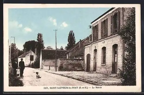 AK Saint-Sauveur-lès-Bray /S.-et-M., La Mairie
