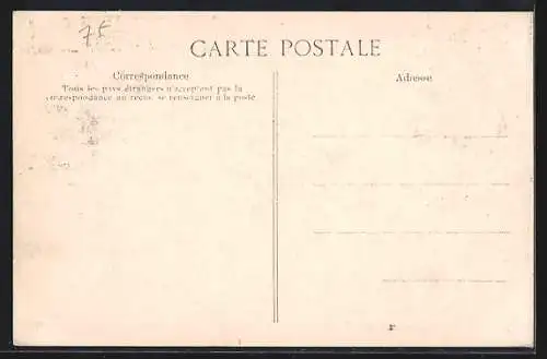 AK Lorroy, Le Village de Lorroy détruit, Une Rue après les inondations