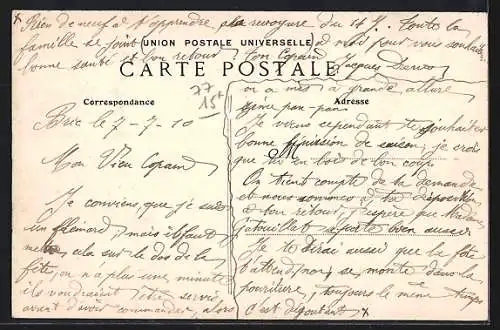 AK Lésigny /S.-et-M., Château de Maison-Blanche, Entrée du Garage